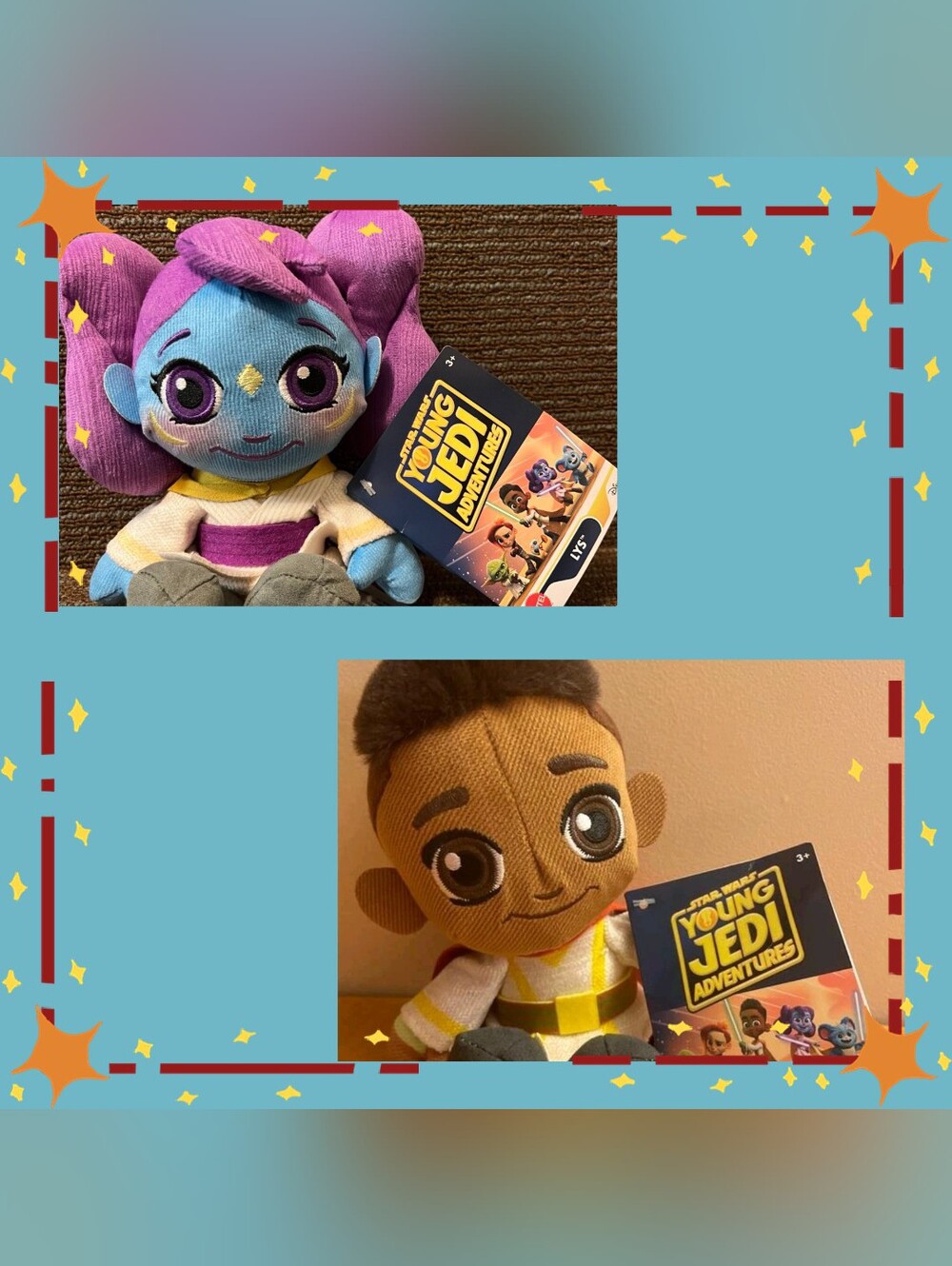 🆕Star Wars Young Jedi Adventures Plush LOT! LYS Doll, Kai Brightstar 8" Dolls